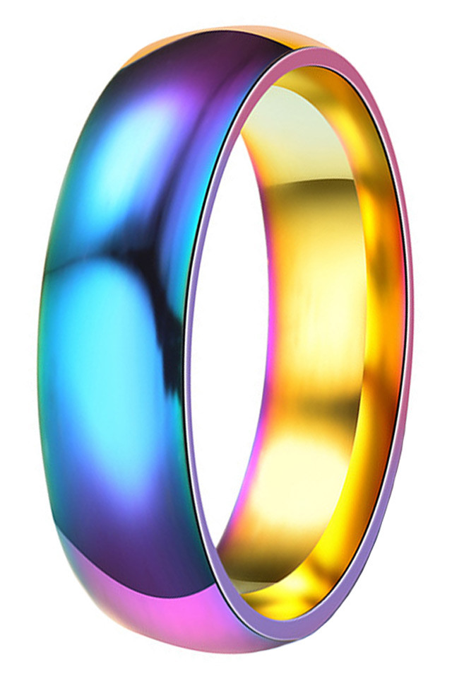 Inel Mood Ring care isi schimba culoarea in functie de starea de spirit