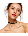 Colier choker simplu, din panglica de catifea ingusta