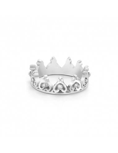 Inel elegant cu cristale Prince Crown, coronita subtire regala