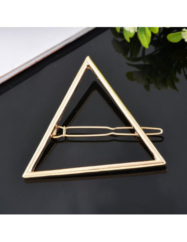 Agrafa pentru par cu triunghi, accesoriu de par model minimal