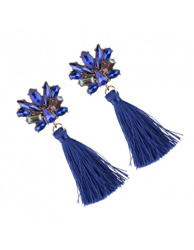 Cercei eleganti Windchimes, cristale cat-eye fatetate si canafi