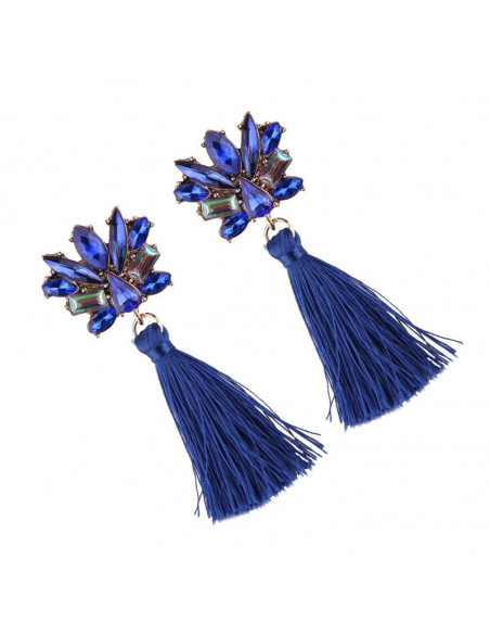Cercei eleganti Windchimes, cristale cat-eye fatetate si canafi