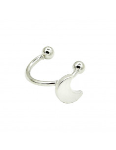 Cercel ear cuff, model cu semiluna, foarte mic si delicat 2