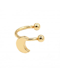 Cercel ear cuff, model cu semiluna, foarte mic si delicat