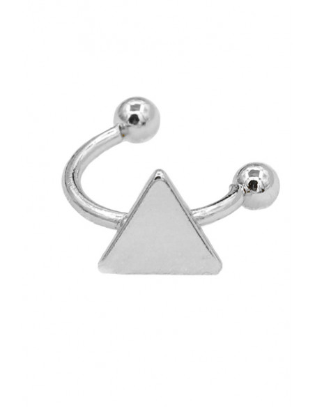 Cercel ear cuff, model cu triunghi, foarte mic si delicat