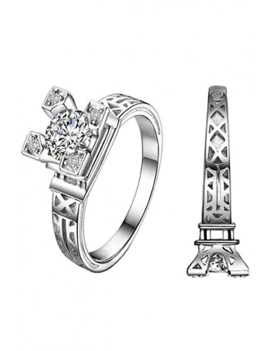 Inel de logodna cu cristale Le Tour Eiffel
