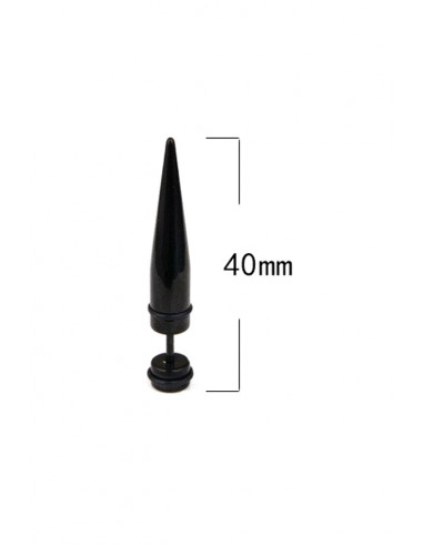 Cercel punk Spike, ear expander fals model ascutit