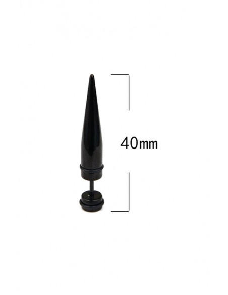 Cercel punk Spike, ear expander fals model ascutit