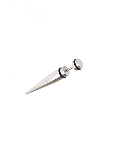 Cercel punk Spike, ear expander fals model ascutit