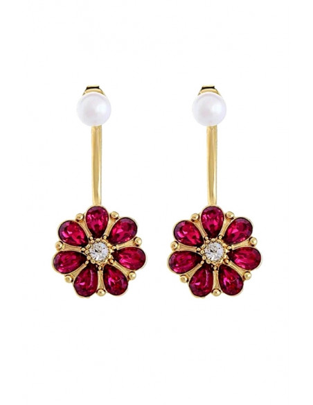 Cercei vintage eleganti, Dear Daisy, cristale fatetate picatura