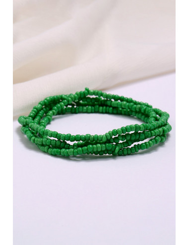Lant de corp pentru talie, sirag elastic de margelute colorate