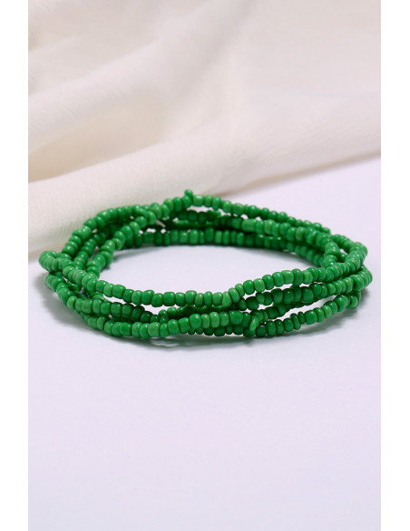 Lant de corp pentru talie, sirag elastic de margelute colorate