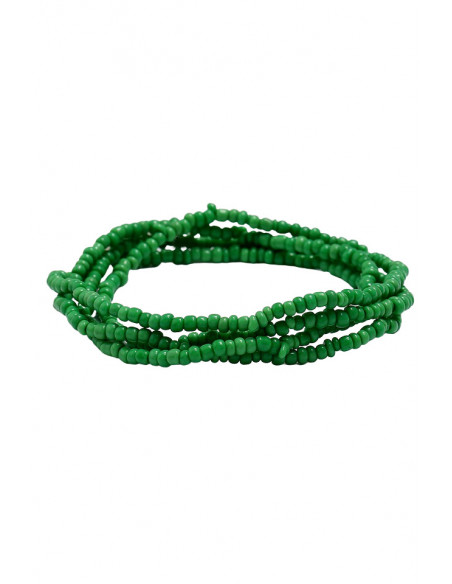 Lant de corp pentru talie, sirag elastic de margelute colorate