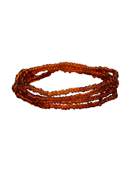 Lant de corp pentru talie, sirag elastic de margelute colorate