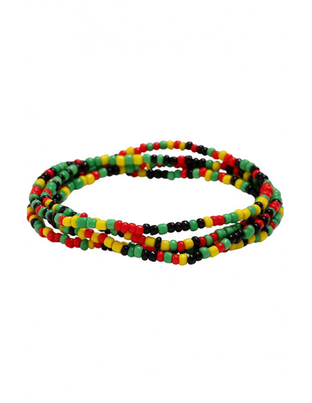 Lant de corp pentru talie, sirag elastic de margelute colorate