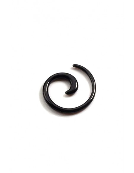 Ear expander spirala din plastic negru
