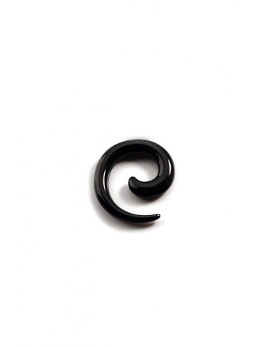 Ear expander spirala din plastic negru