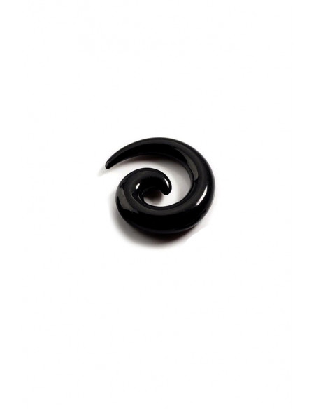 Ear expander spirala din plastic negru