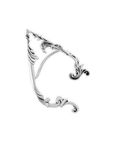 Cercel ear cuff wrap, ureche de elf, model inflorat