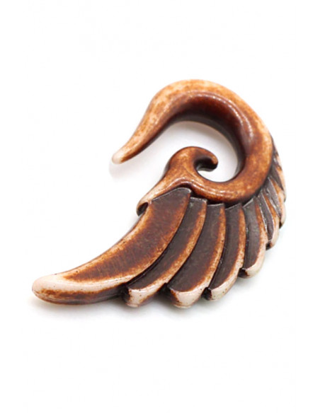 Ear expander, aripa masiva de inspiratie maori