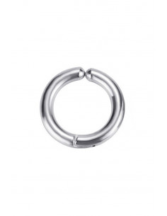 Cercel punk cu clips, veriga simpla din inox 2
