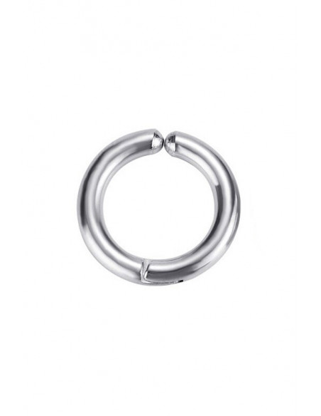 Cercel punk cu clips, veriga simpla din inox