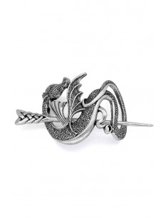 Accesoriu pentru coc, model etnic cu dragon chinezesc de apa