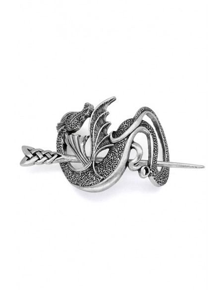 Accesoriu pentru coc, model etnic cu dragon chinezesc de apa