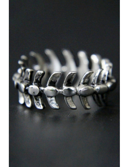 Inel punk schelet sira spinarii, model biker vintage gothic oase de dragon
