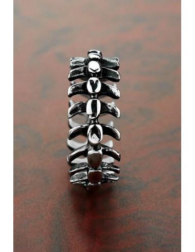 Inel punk schelet sira spinarii, model biker vintage gothic oase de dragon