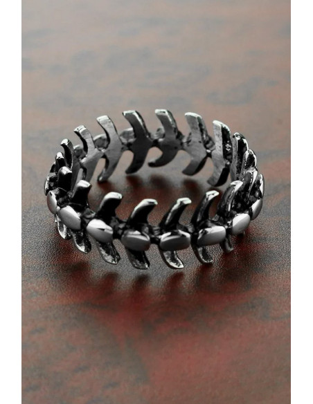 Inel punk schelet sira spinarii, model biker vintage gothic oase de dragon