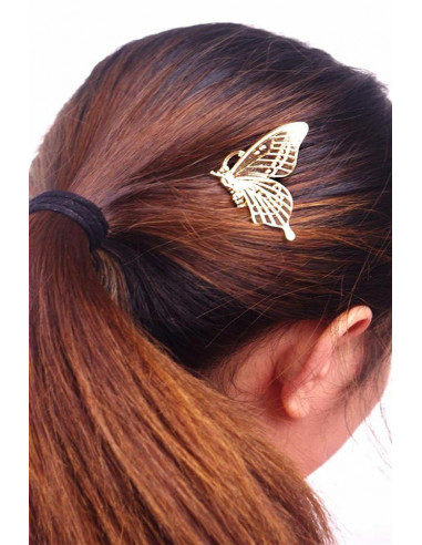 Pieptene pentru par, model fluture cu aripile stranse