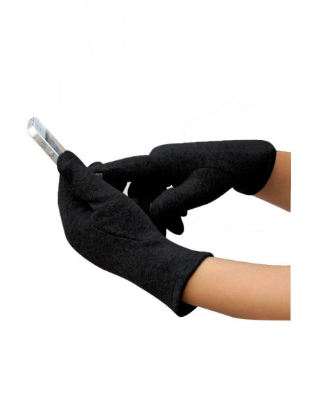 Manusi touchscreen pentru femei, elegante, cu nasturi