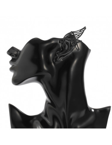 Cercel ear cuff wrap, ureche de elf, model fluture