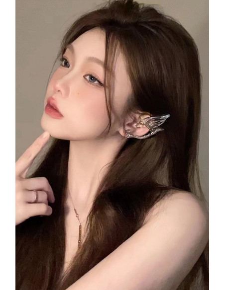 Cercel ear cuff wrap, ureche de elf, model fluture