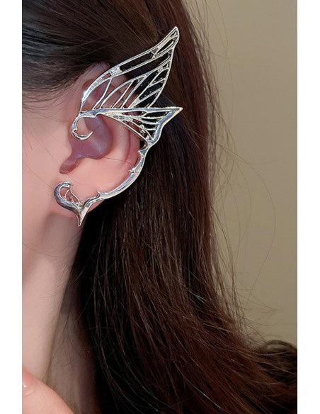 Cercel ear cuff wrap, ureche de elf, model fluture