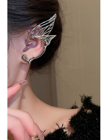 Cercel ear cuff wrap, ureche de elf, model fluture