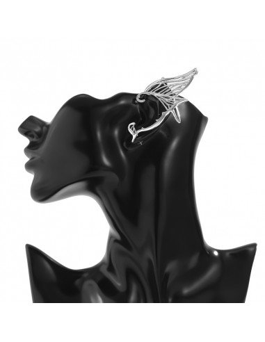 Cercel ear cuff wrap, ureche de elf, model fluture
