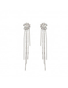 Ear cuffs eleganti, semiluni cu cristale si stelute, si lantisoare 2