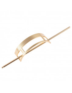 Accesoriu pentru coc, model lat, cu decupaje patrate si ac