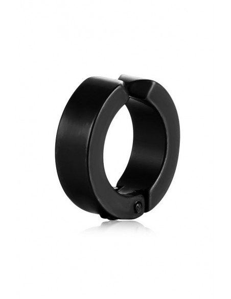 Cercel punk cu clips, inel lat masiv, simplu