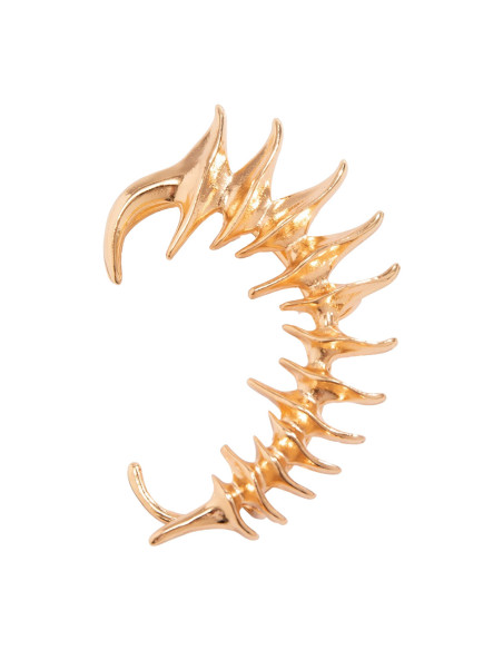 Cercei ear cuff wrap, model punk cu tepi lungi