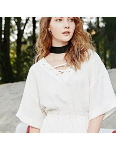 Set 3 coliere choker din catifea, de diverse latimi