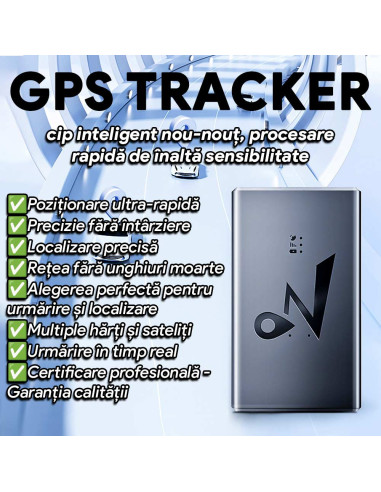 Mini GPS Tracker 4G LTE cu Magnet Puternic, 10000mAh, Localizare GPS/BDS/LBS/GSM, Cartela SIM Inclusa, Istoric Traseu
