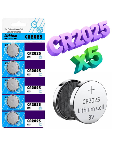 Baterie CR2025, Blister Baterii CR2025 3V Litiu, Pastila 170mAh, 20x2.5mm