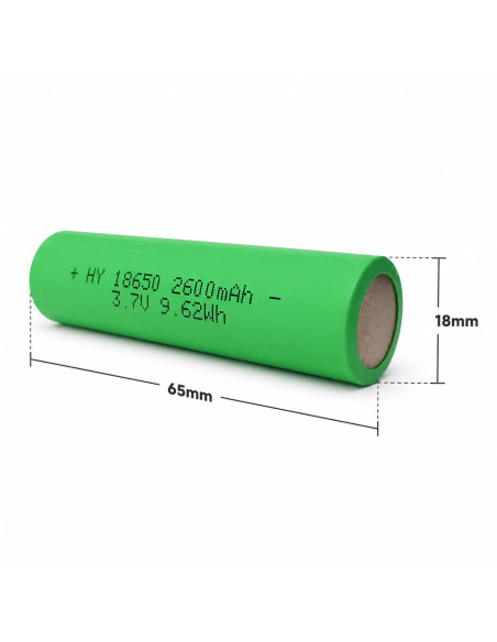 Acumulator 18650 Li-Ion 3.7V 2600mAh (9.62Wh) - Baterie pt. Vape, Tigara Electronica, Lanterna LED, Boxa si Camera Supraveghere