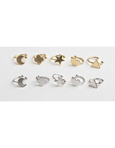 Cercel ear cuff, model cu semiluna, foarte mic si delicat