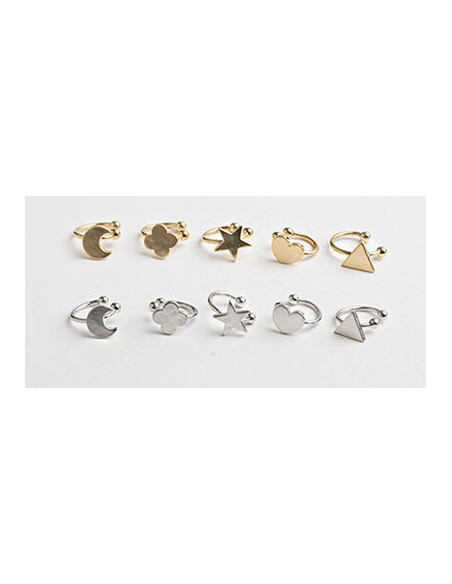 Cercel ear cuff, model cu triunghi, foarte mic si delicat