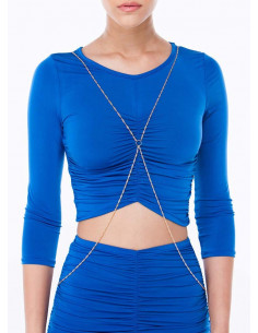 Lant pentru corp minimalist, cu prindere in X 2