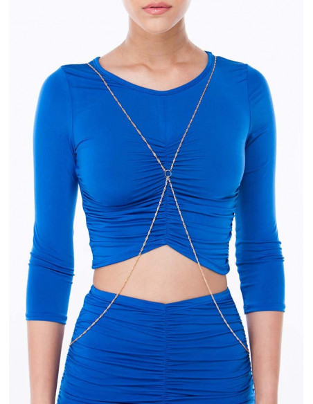 Lant pentru corp minimalist, cu prindere in X